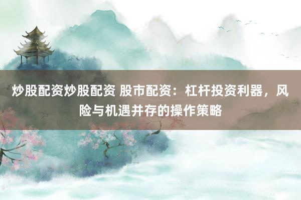炒股配资炒股配资 股市配资：杠杆投资利器，风险与机遇并存的操作策略