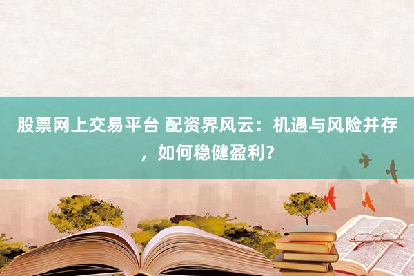 股票网上交易平台 配资界风云：机遇与风险并存，如何稳健盈利？