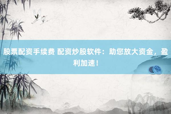 股票配资手续费 配资炒股软件：助您放大资金，盈利加速！