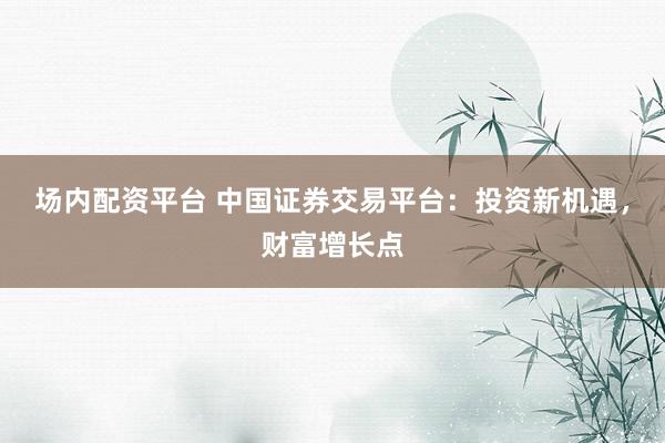 场内配资平台 中国证券交易平台：投资新机遇，财富增长点